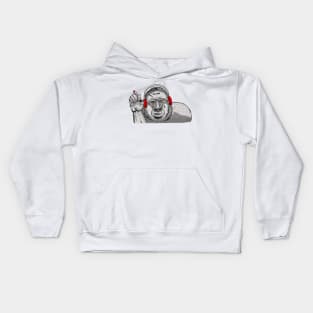 2 side Smoking Ape Kids Hoodie